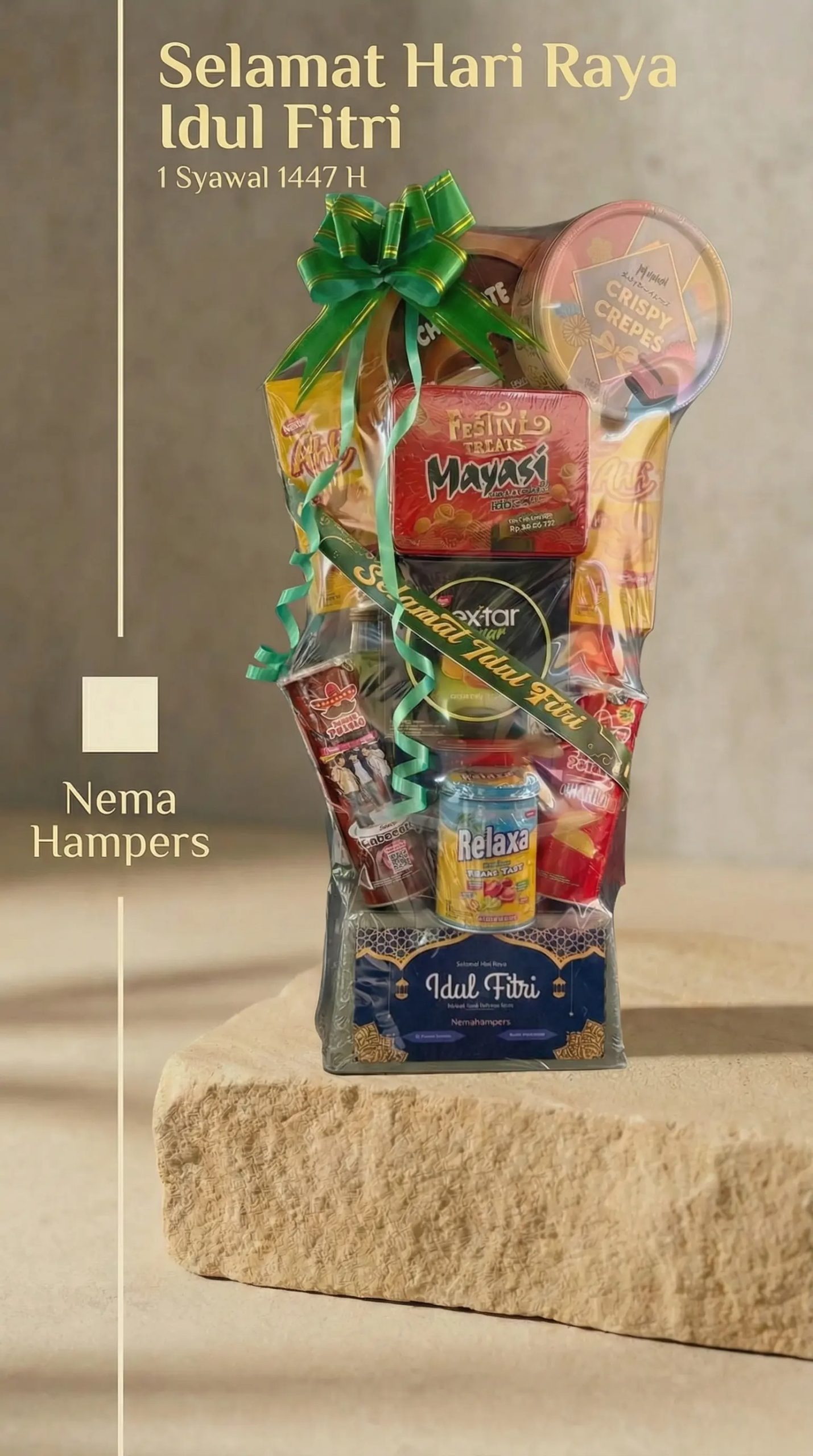 Hampers elegan dari Nema Hampers Malang